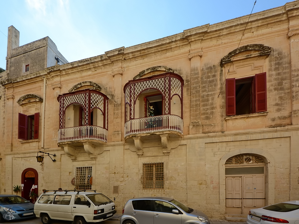 Ein altes Haus in Mdina. (Oktober 2017)