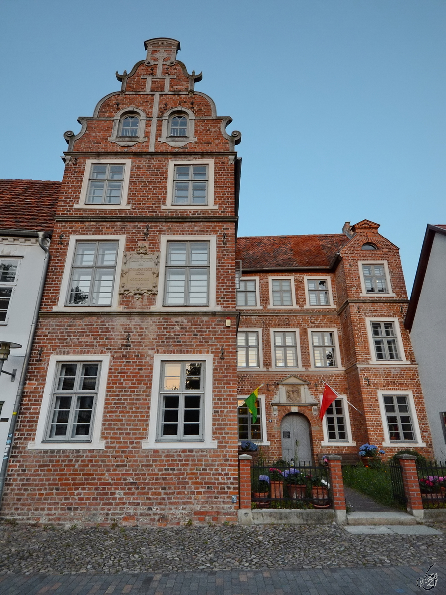 Ein altes Stadthaus in Gstrow. (August 2013)