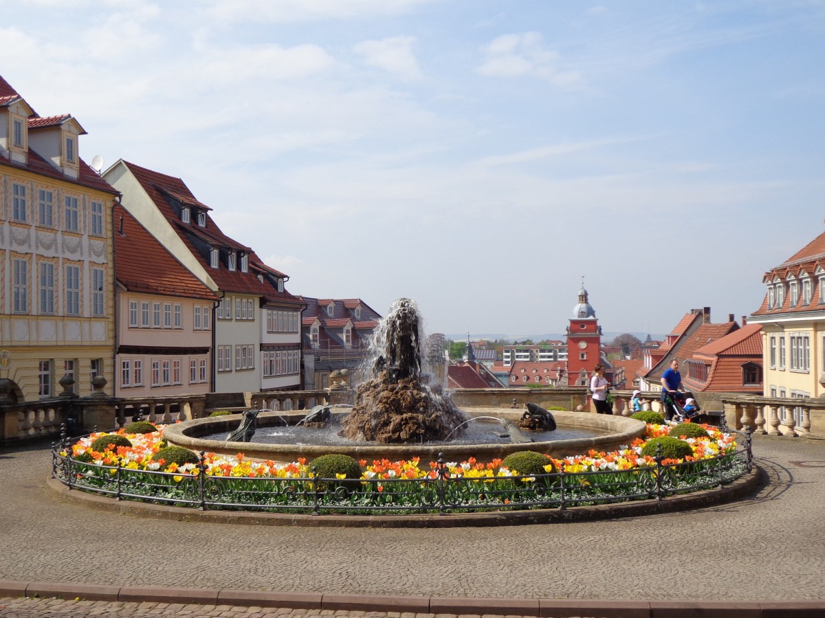 Ein Brunnen am Gothaer Schloberg (23.04.14)