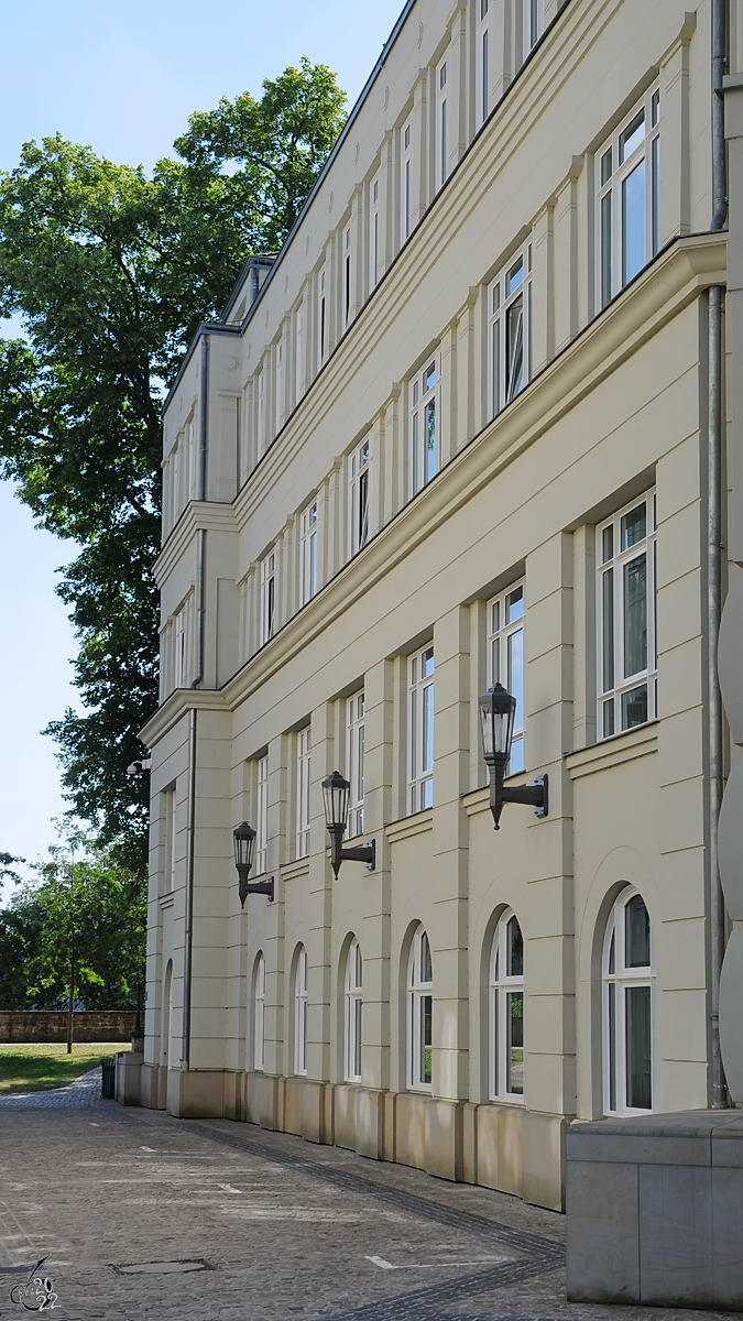 Ein Gebude im Justizviertel in Luxemburg. (Juli 2013)