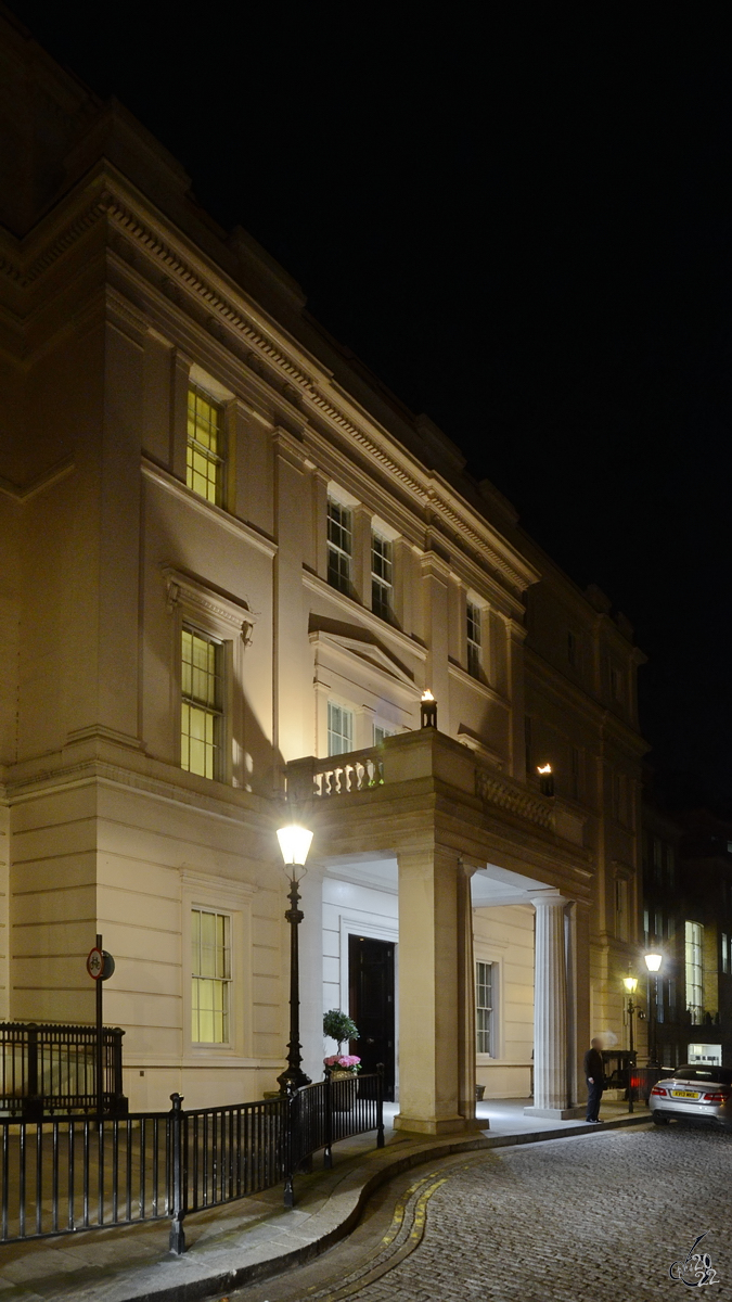 Ein historisches Stadthaus in London. (September 2013)