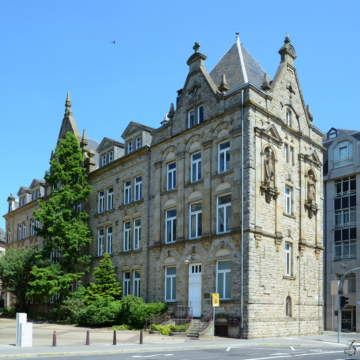 Ein Stadthaus in Luxemburg. (Juli 2013)