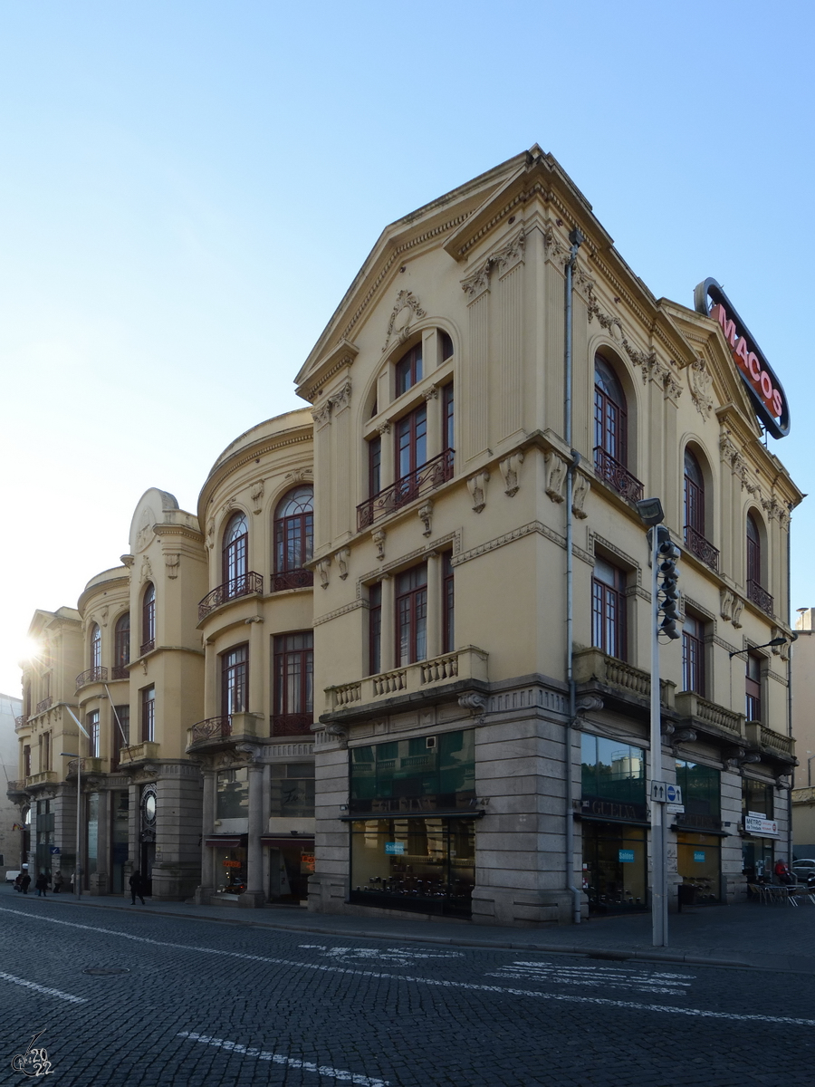 Ein Stadthaus in Porto. (Januar 2017)