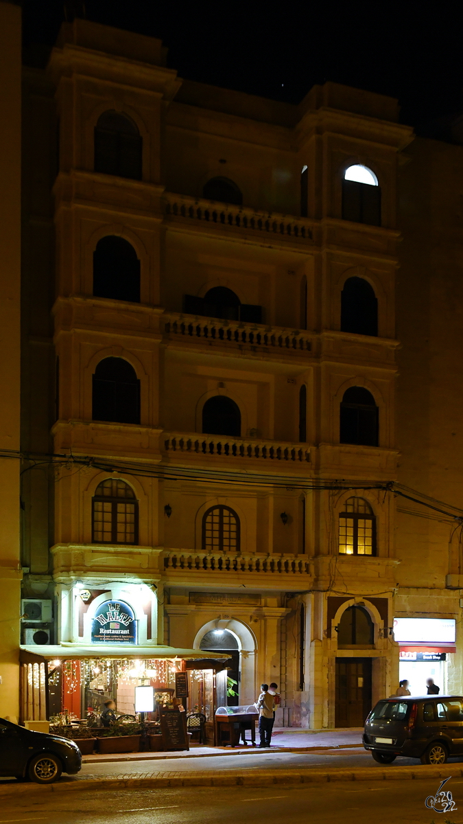 Ein Stadthaus in Sliema. (Oktober 2017)