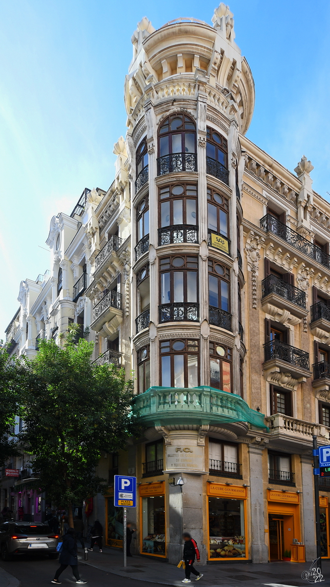 Ein Stadthaus im Zentrum von Madrid. (November 2022)