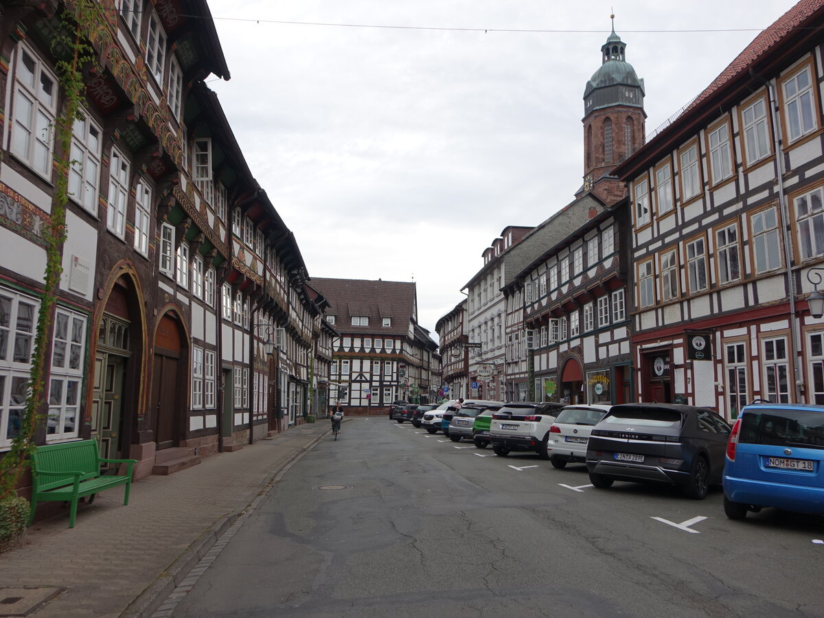 Einbeck, Fachwerkhuser in der Tiedexer Strae (29.09.2023)