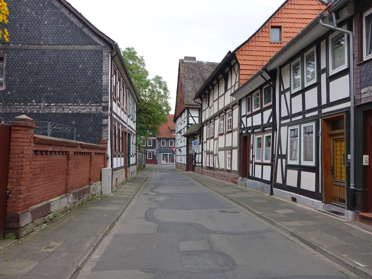 Einbeck, Huser in der hohen Mnsterstrae (29.09.2023)