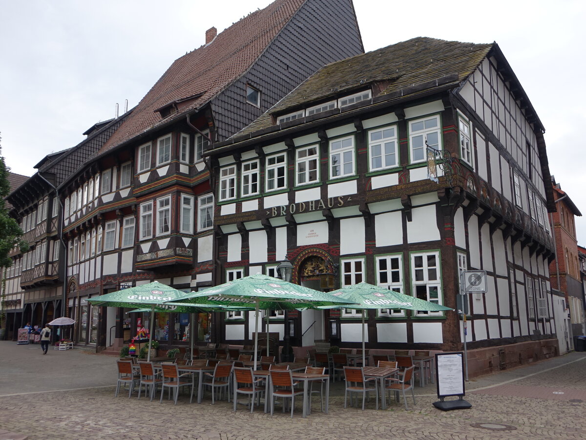 Einbeck, historisches Brodhaus am Marktplatz (29.09.2023)