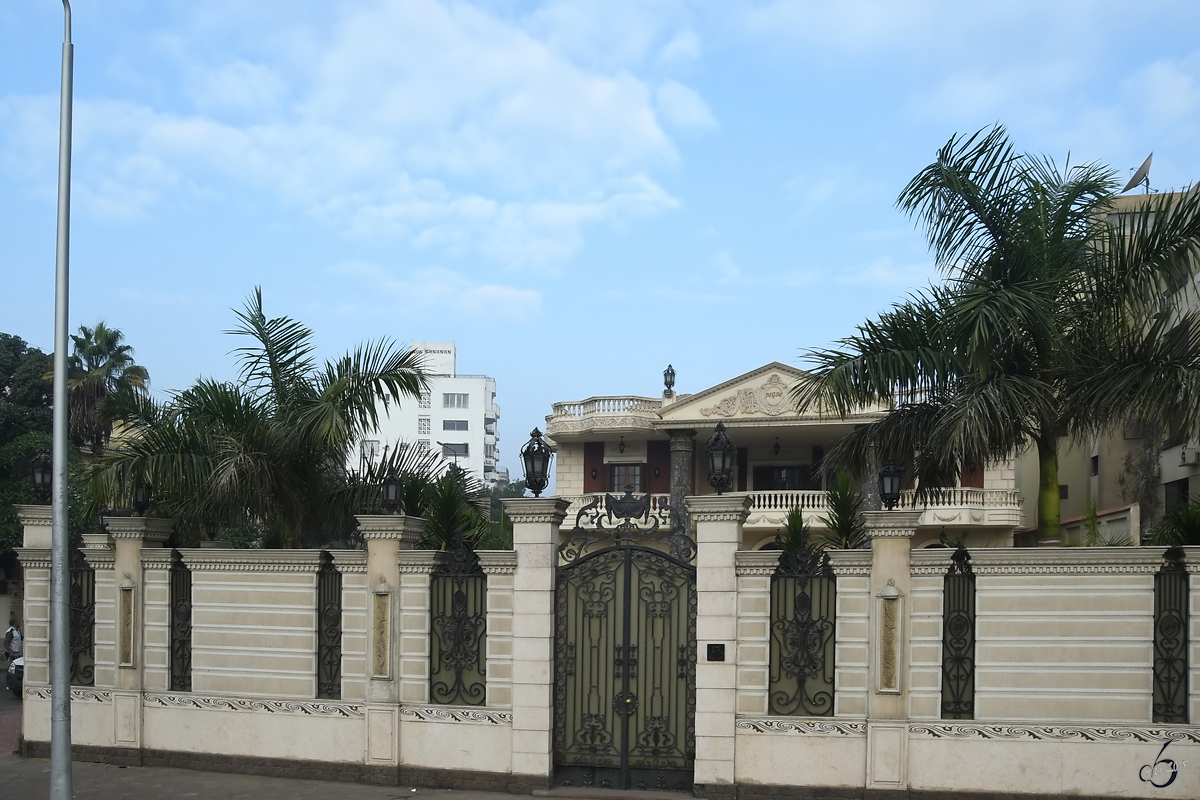 Eine alte Villa im Dezember 2018 in Kairo.
