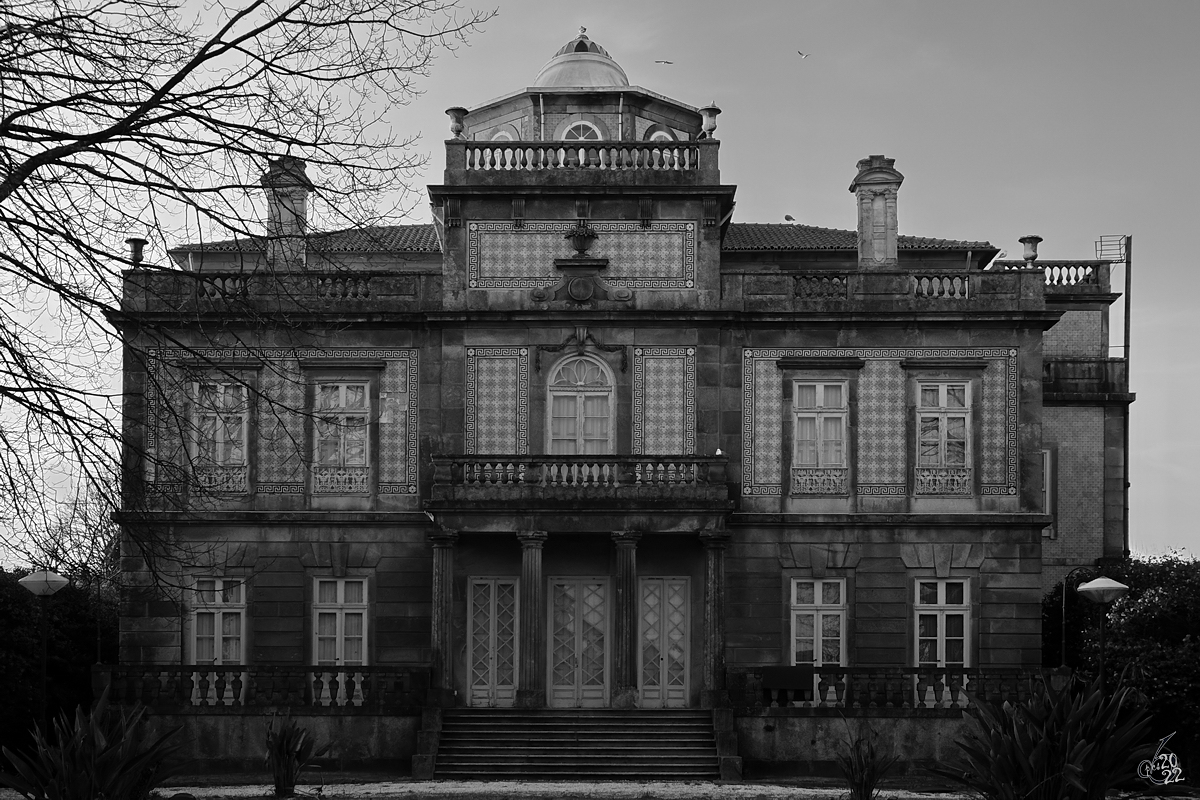 Eine alte Villa in Porto. (Januar 2017)