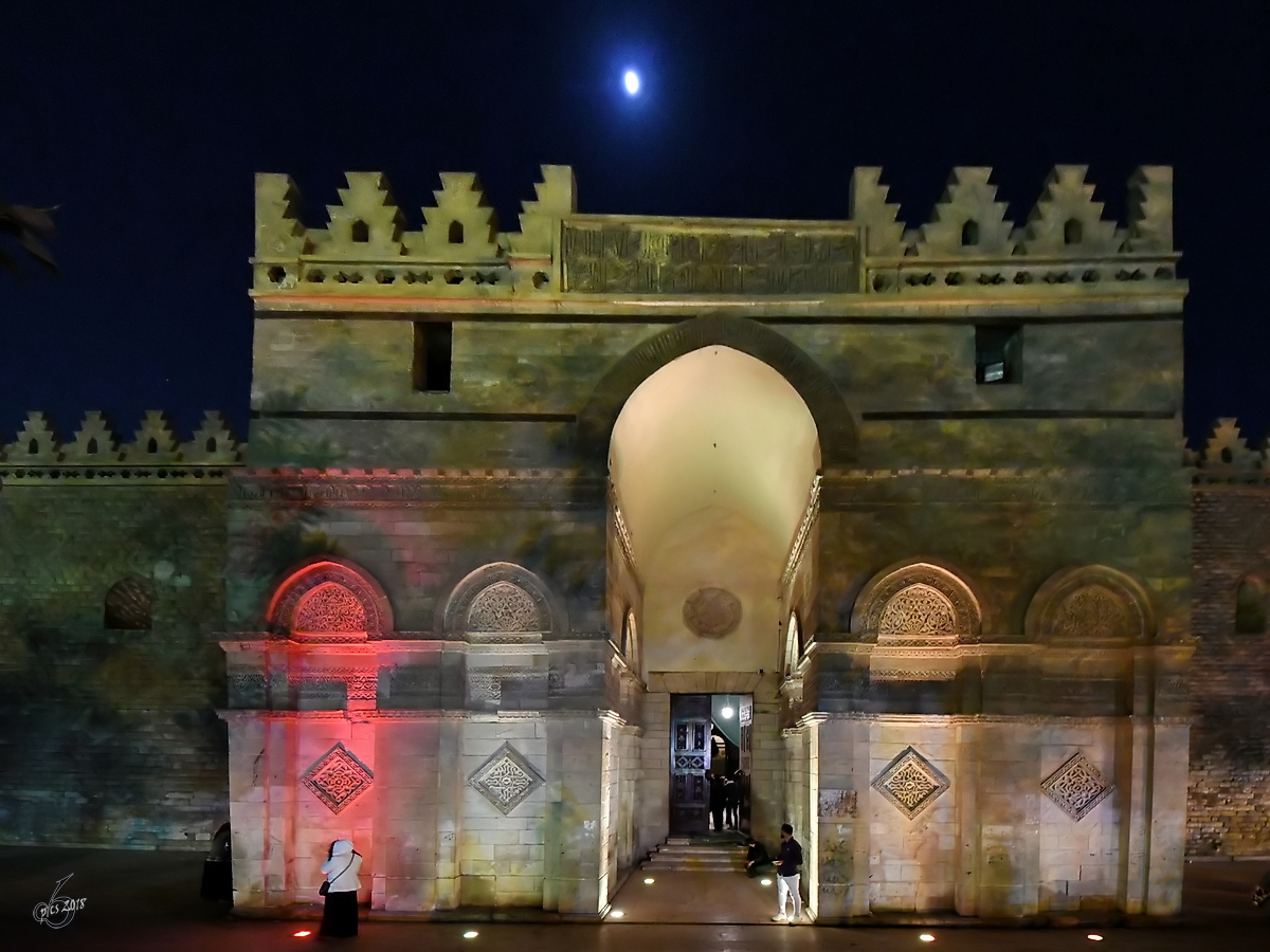 Eine Moschee (?) in der Altstadt von Kairo. (Dezember 2018)