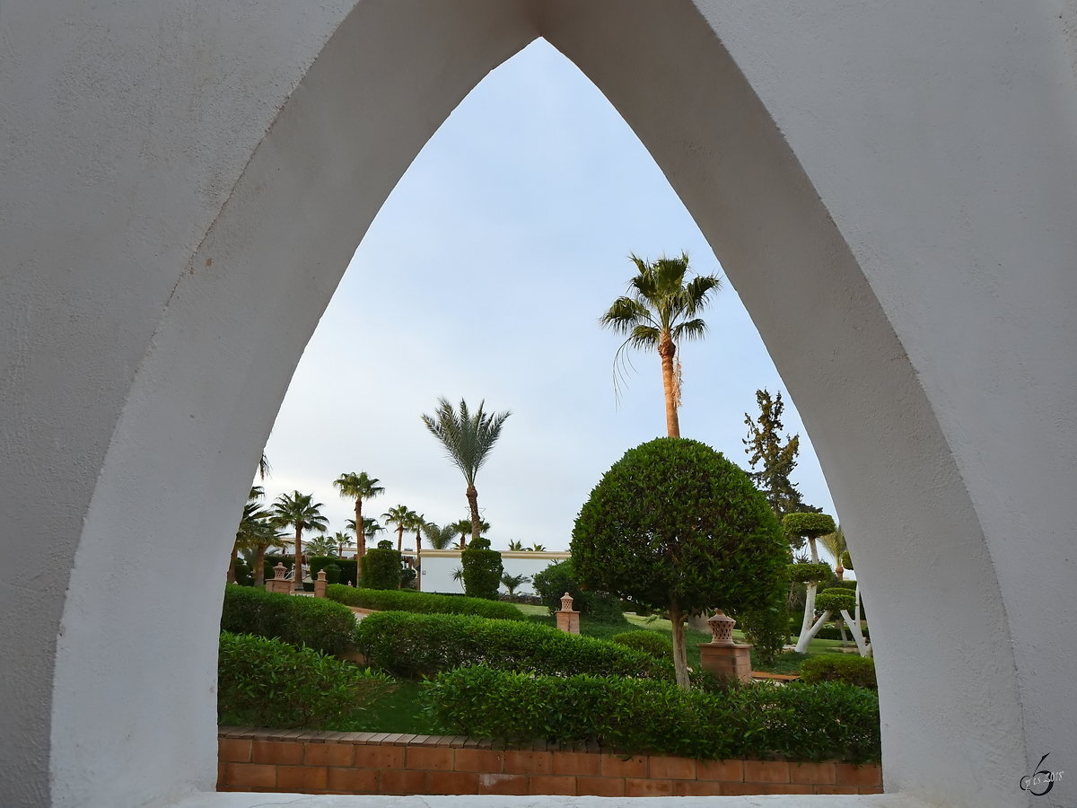 Eine der vielen Hotelanlagen im Dezember 2018 in Sharm El Scheich.