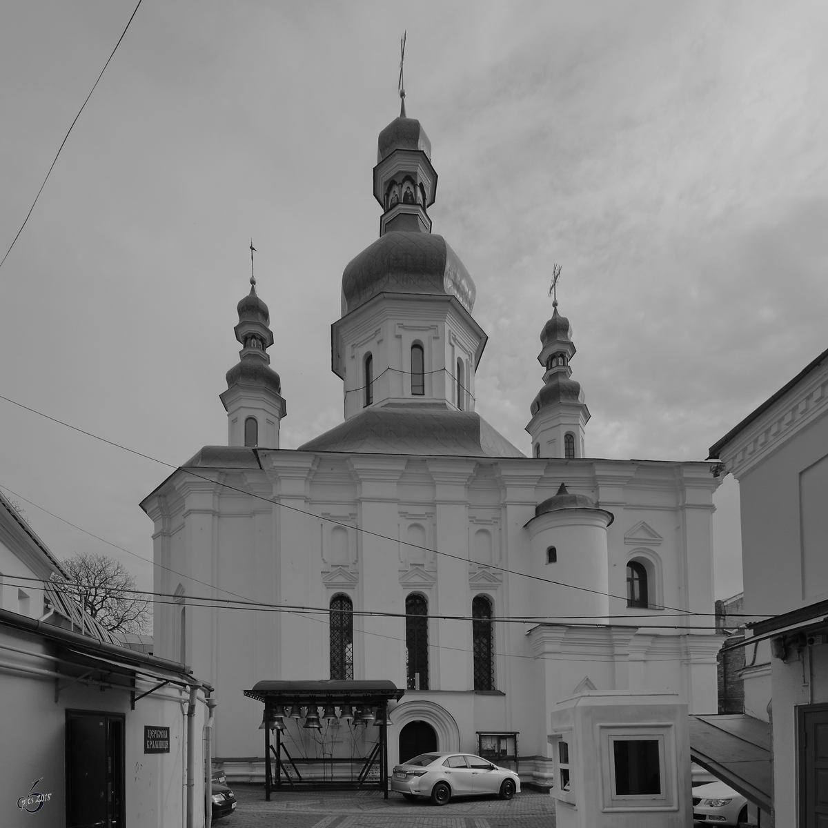 Eine der vielen Kirchen im Hhlenklosterkomplex von Kiew. (April 2016)