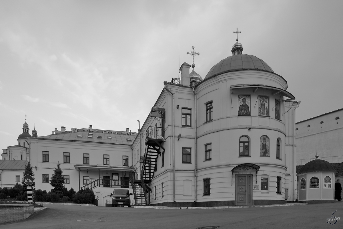 Eine der vielen Kirchen im Hhlenklosterkomplex von Kiew. (April 2016)