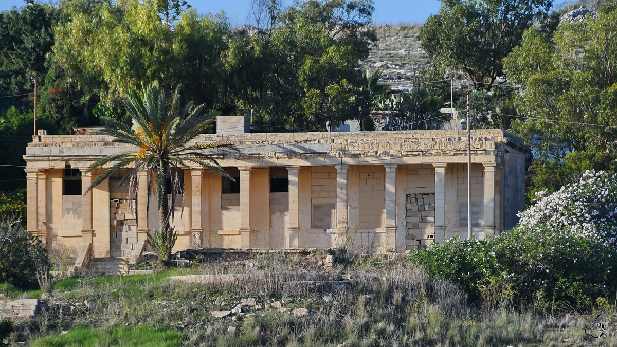 Eines der vielen verlassenen Gebude auf Malta. (Oktober 2017)