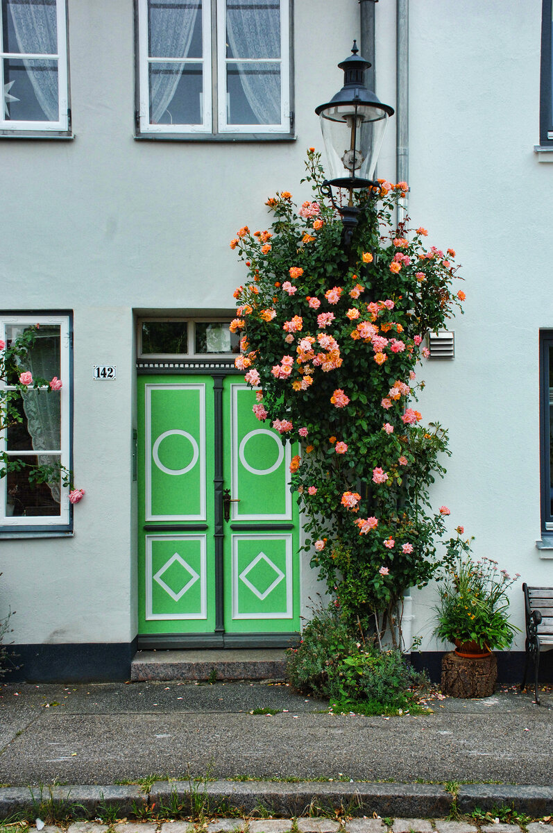 Eingangstr, An der Mauer 142, Lbeck. Aufnahme: 22. August 2021.