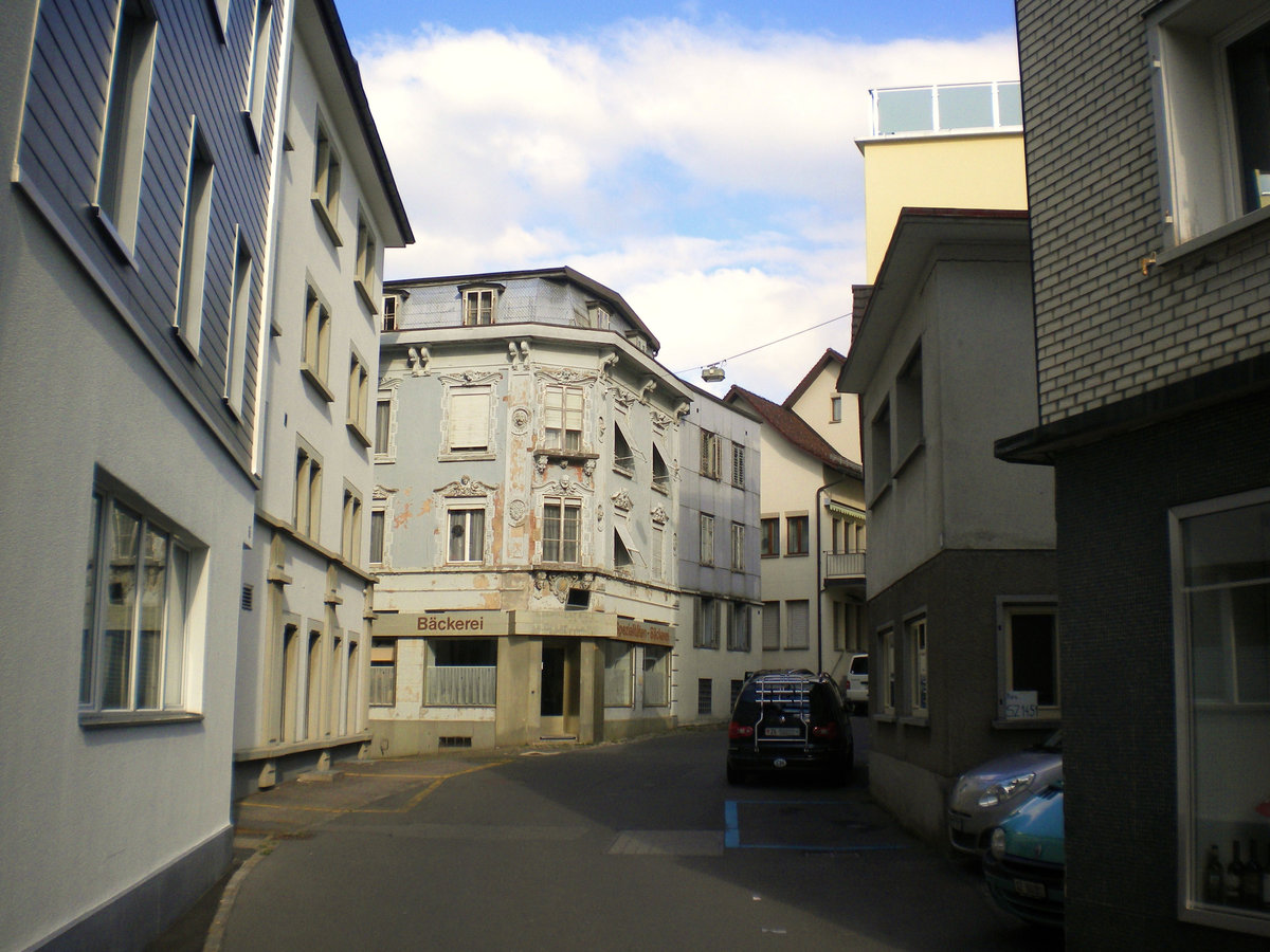 Einsiedeln, Schwanenstrasse 29, Haus Tulipan (Baujahr 1741 + 1876) - 16.08.2011