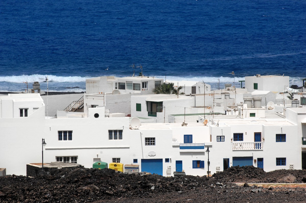 El Golfo - Lanzarote. Aufnahme: April 2011.