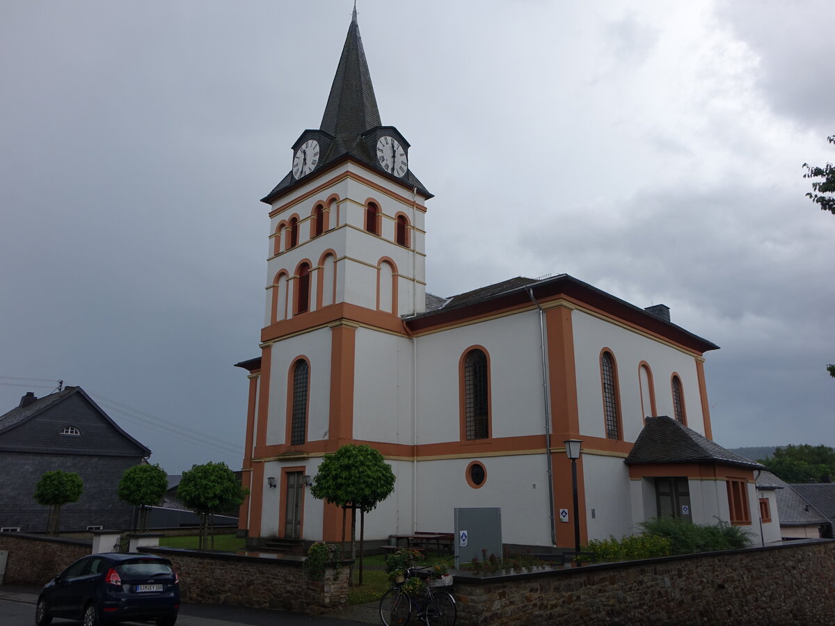 Ellern, evangelische Kirche, erbaut von 1827 bis 1829, Architekt Ferdinand Nebel (27.07.2025)