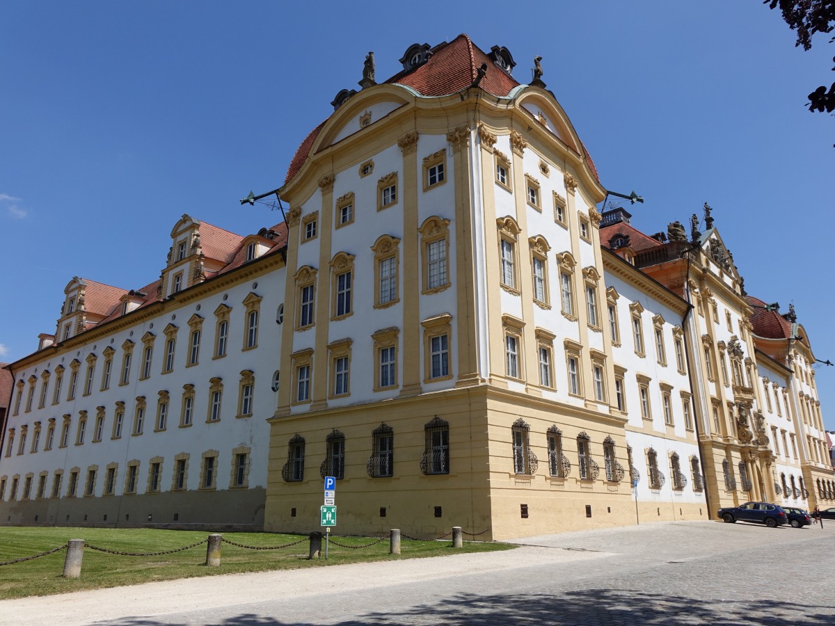 Ellingen, Residenz, ehem. Deutschordenschloss, erbaut von 1717 bis 1721 durch Franz Keller (04.06.2015)