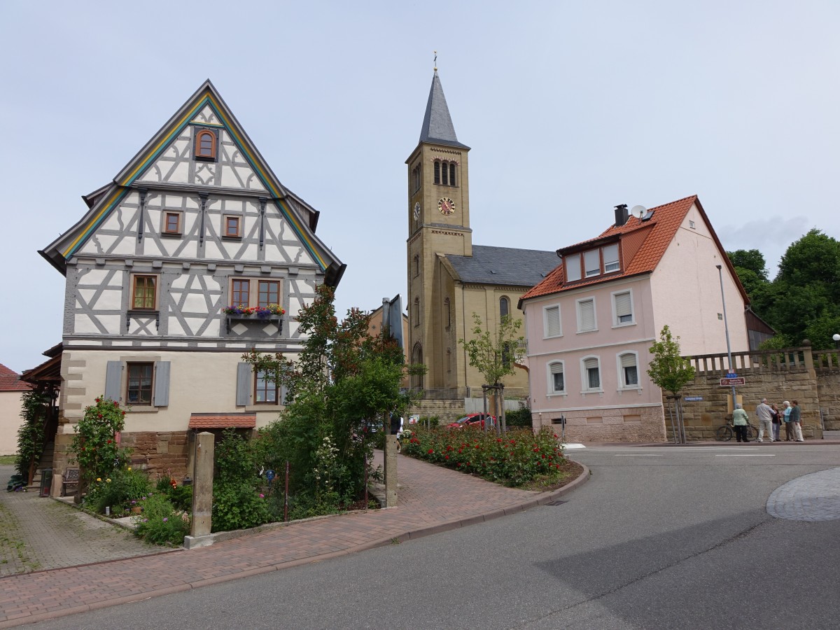 Elsenz, Ev. Kirche von 1843 (31.05.2015)