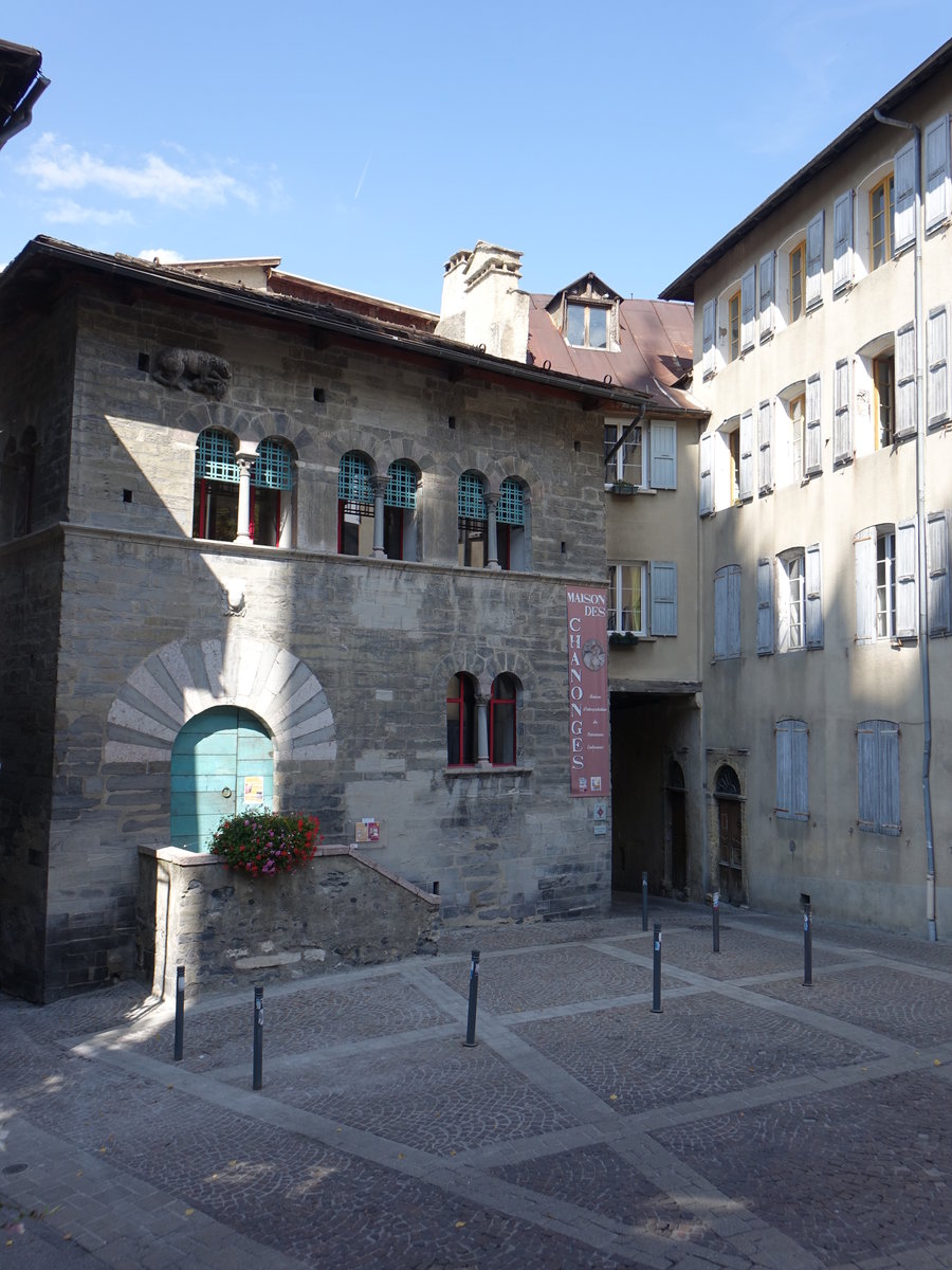 Embrun, Maison de Chanonges am Place Auguste Thouard (23.09.2017)