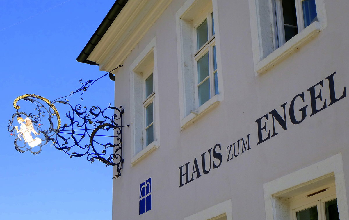 Emmendingen,  Haus zum Engel , ehemaliger Gasthof, ab 2014 Domizil des Diakonischen Werkes, Juli 2018