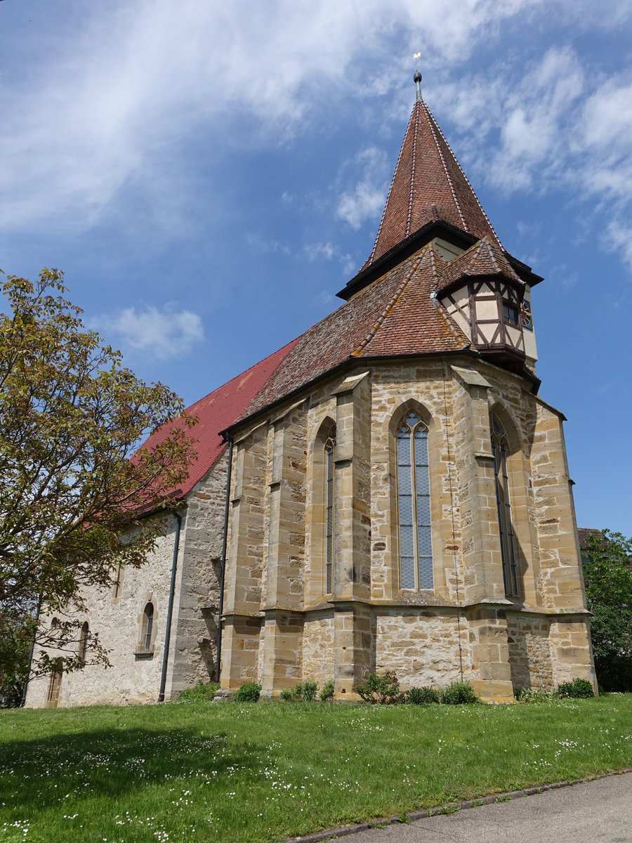 Engelhardshausen, Ev. St. Leonhard Kirche, erbaut 1350 (29.05.2016)