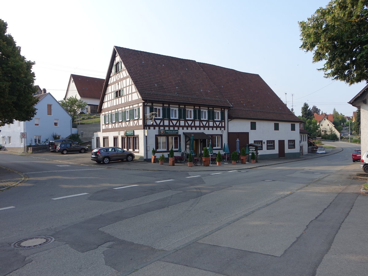 Engstlatt, Gasthof zum Ochsen in der Schweizer Strae (19.08.2017)