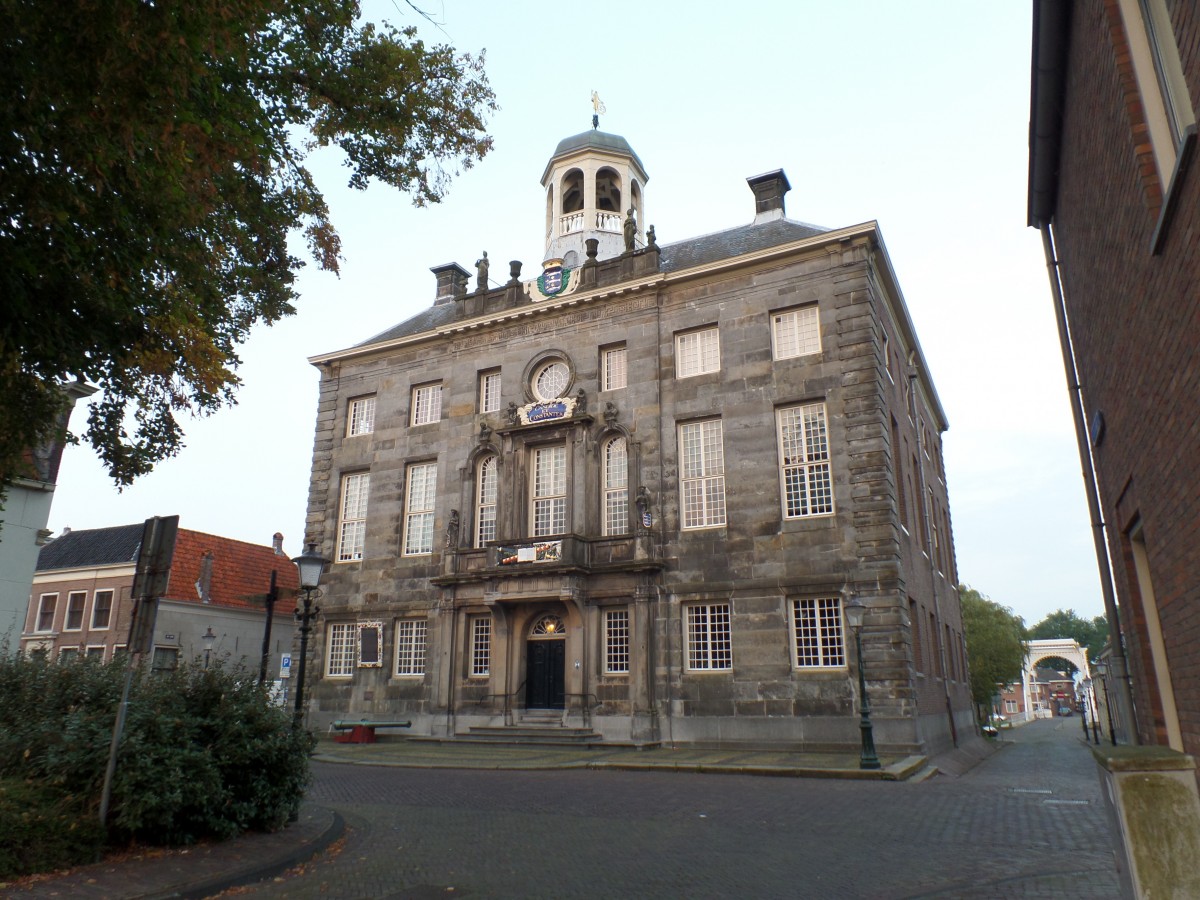 Enkhuizen am 7.9.2014: Das Stadhuis (Rathaus)