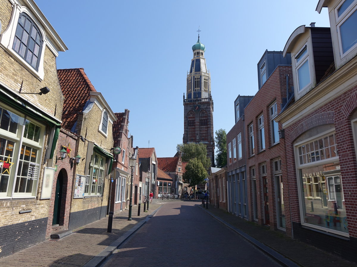 Enkhuizen, St. Pancras oder Zuiderkerk, erbaut von 1423 bis 1484 (27.08.2016)