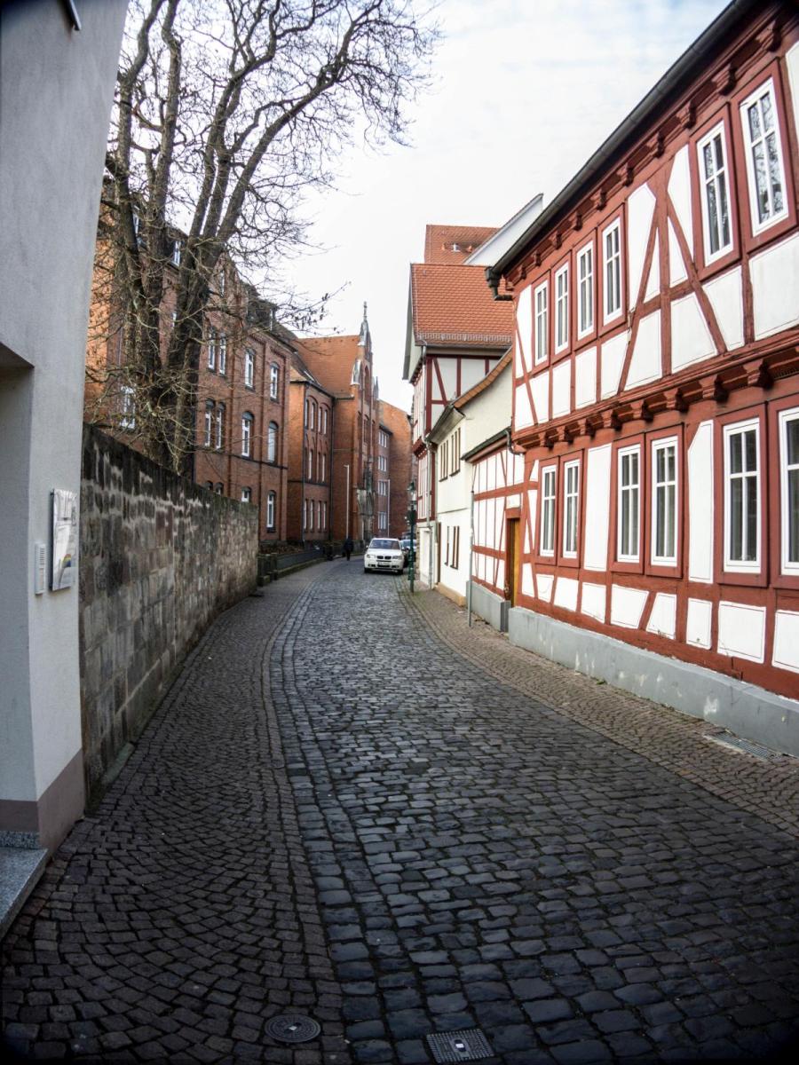 Entlang der Kanalstr. in Fulda. Die Aufnahme stammt vom 24.11.2012.