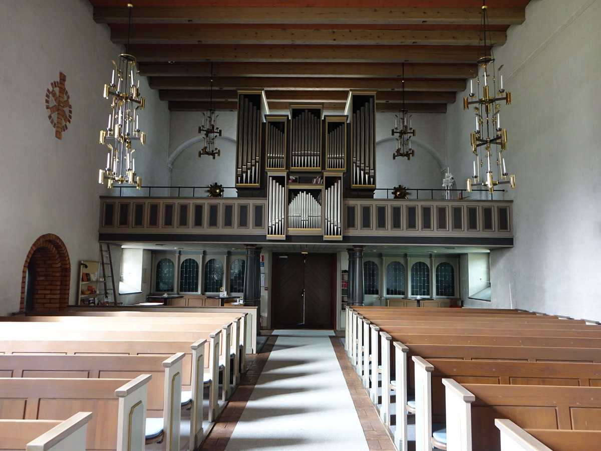 Enviken, Orgel von Olof Hammarberg in der Ev. Kirche (16.06.2017)