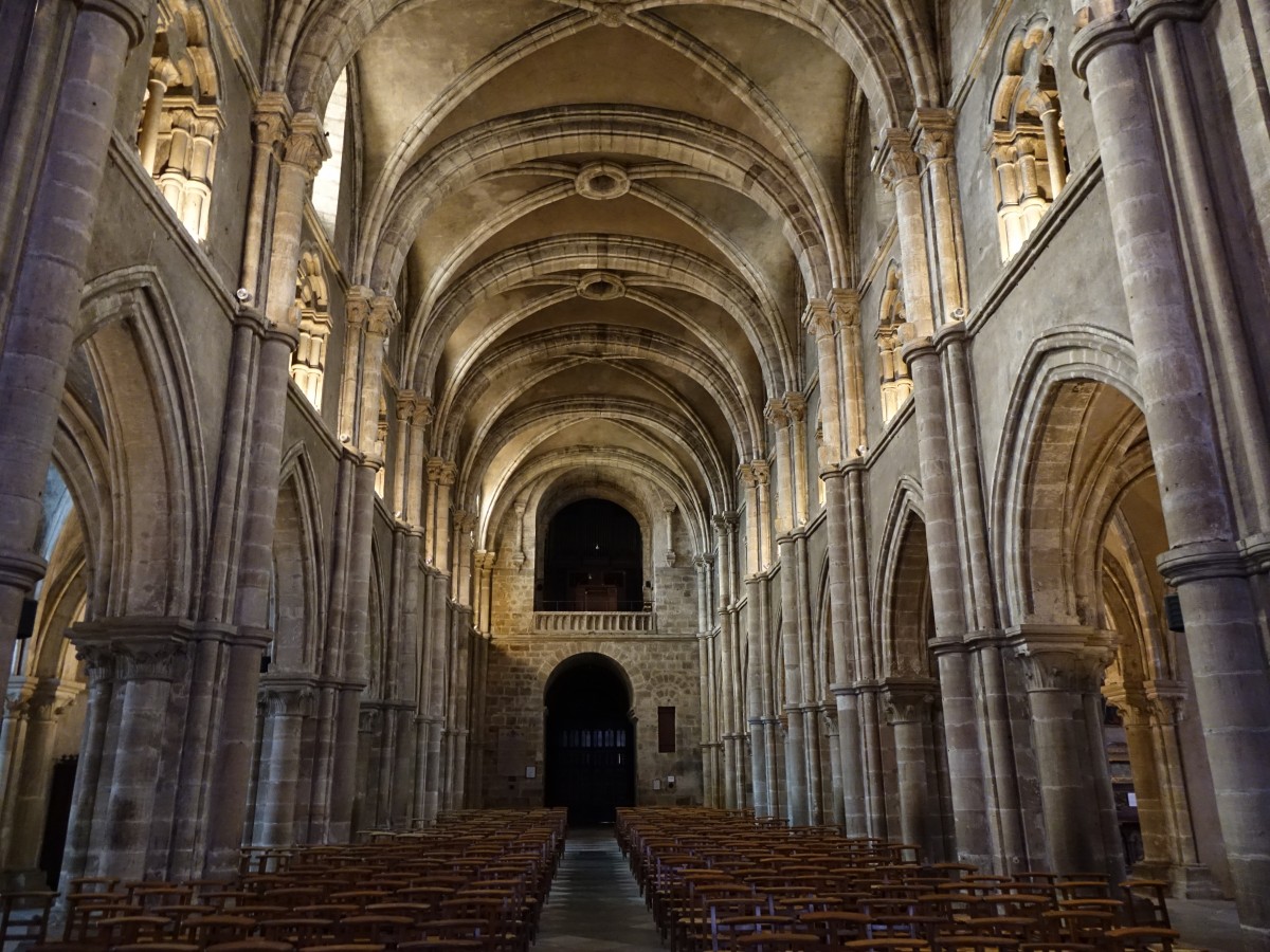 Epinal, Innenraum der St. Maurice Kirche (25.10.2015)