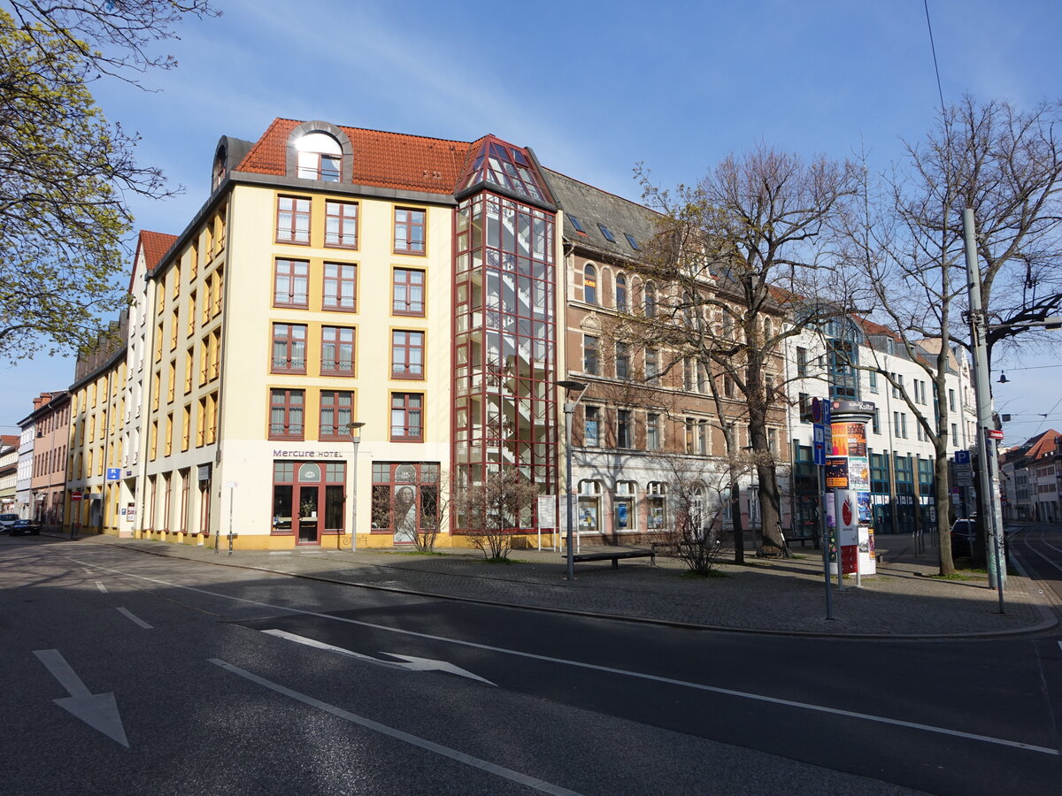 Erfurt, Mercure Hotel in der Meienbergstraße (10.04.2023)