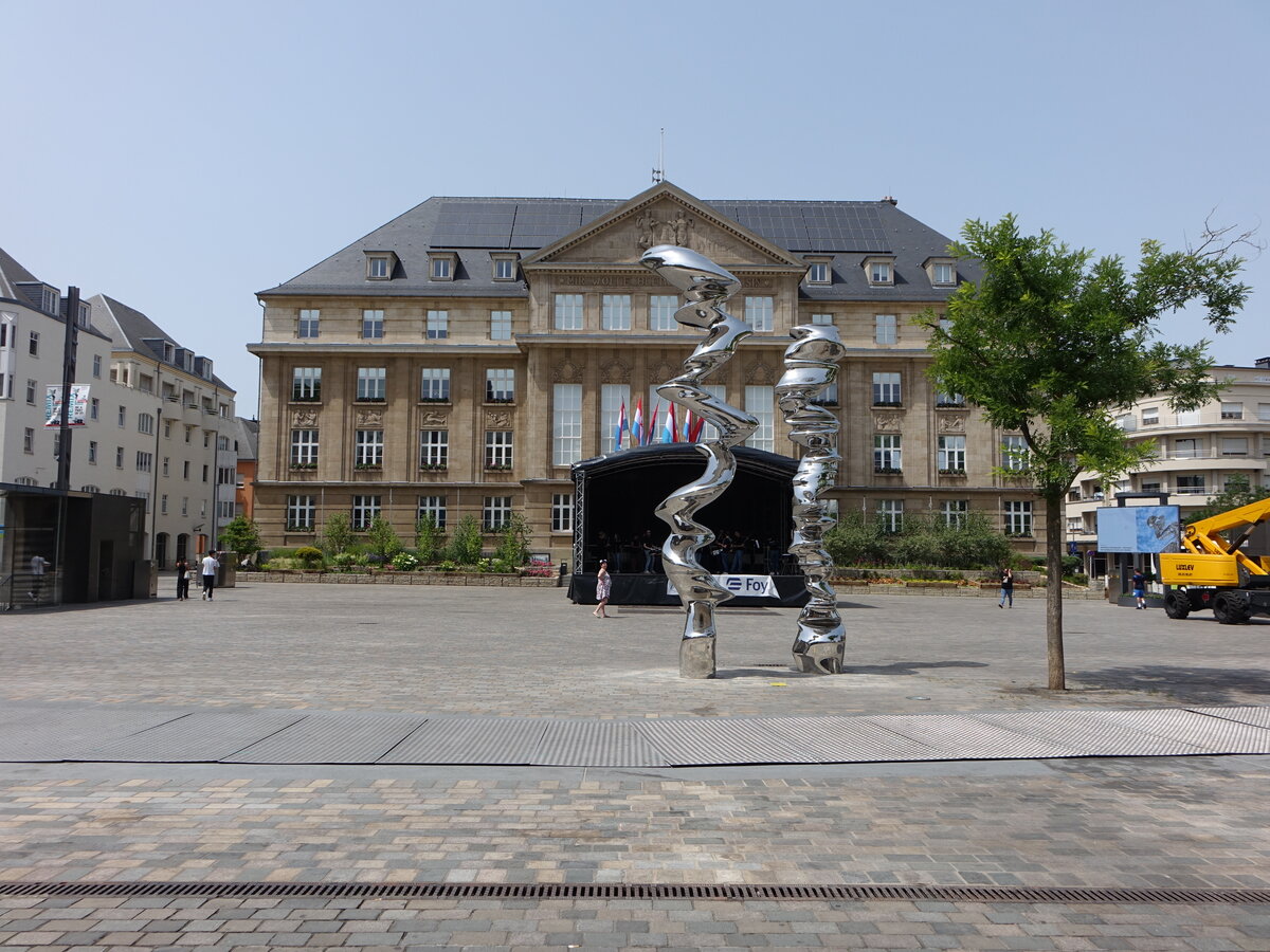 Esch-sur-Alzette, Rathaus am Place Hotel de Ville (18.06.2022)