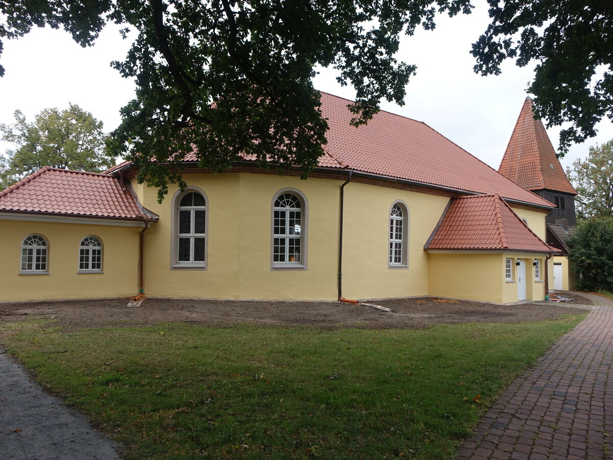 Eschede, evangelische St. Johannis Kirche, erbaut 1713 (17.09.2025)