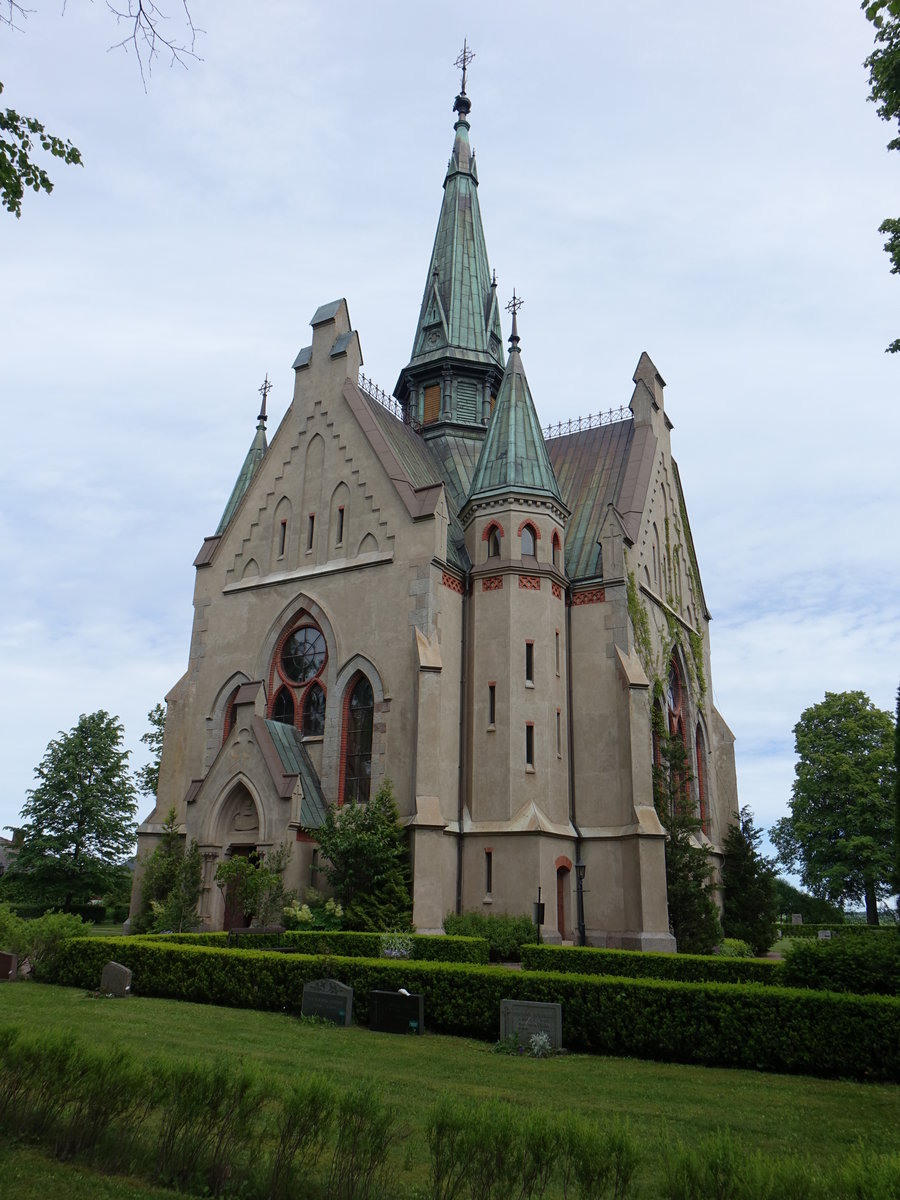 Ev. Kirche in Orlunda, erbaut bis 1890 durch Carl Mller (15.06.2017)