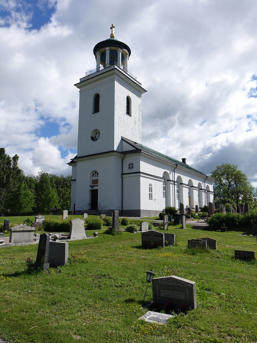 Ev. Kirche in Timra, erbaut von 1794 bis 1796 durch Pehr Hagmansson (20.06.2017)