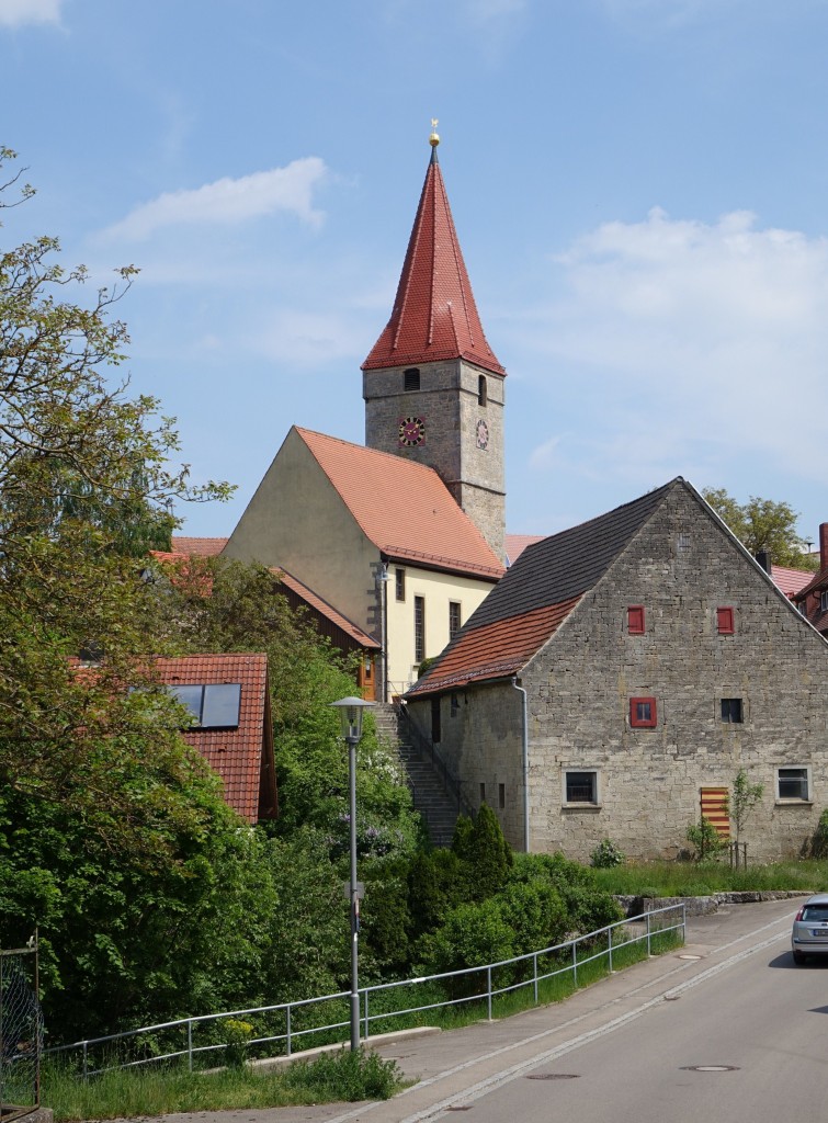 Ev. St. Margarethen Kirche in Finsterlohr bei Creglingen (14.05.2015)