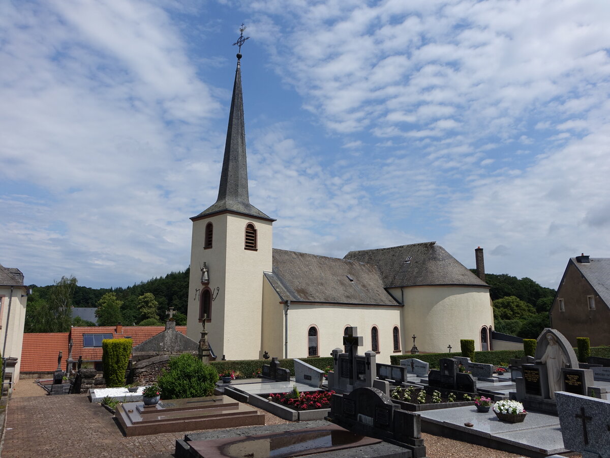 Everlingen, Pfarrkirche St. Maximilian, erbaut 1864 (20.06.2022)