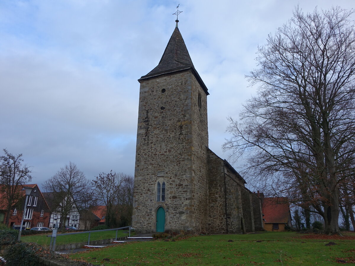 Exten, Pfarrkirche St. Cosmas und Damian, erbaut 1548 (07.12.2025)