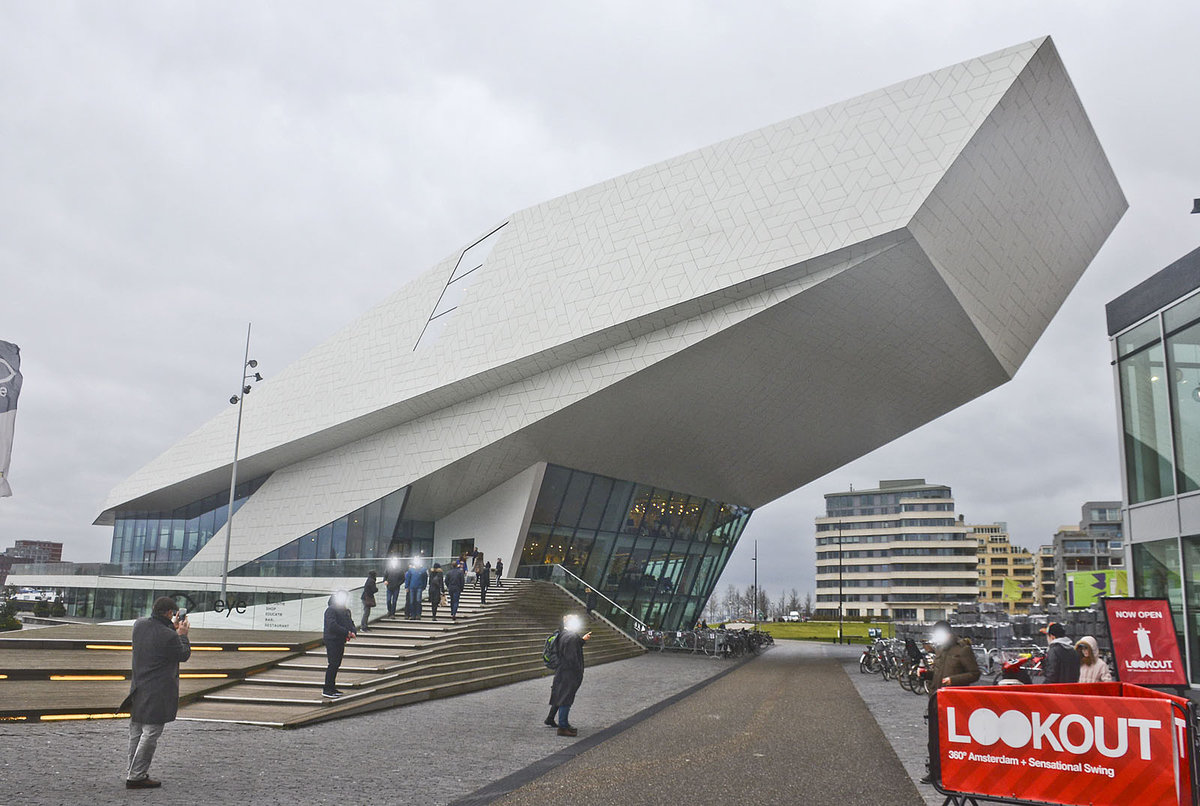 Eye Filminstitut in Amsterdam. Aufnahme: 3. Januar 2017.