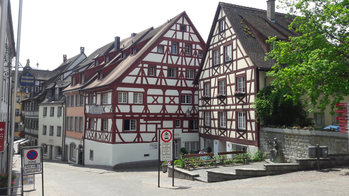 Fachwerkhaus in Meersburg / Bodensee. Am 31.05.2017