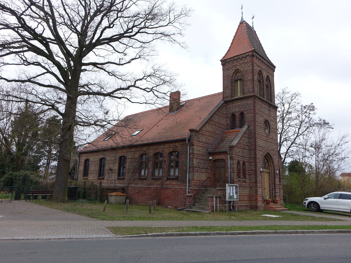 Fahlhorst, evangelische Kirche, erbaut 1882 (07.04.2026)