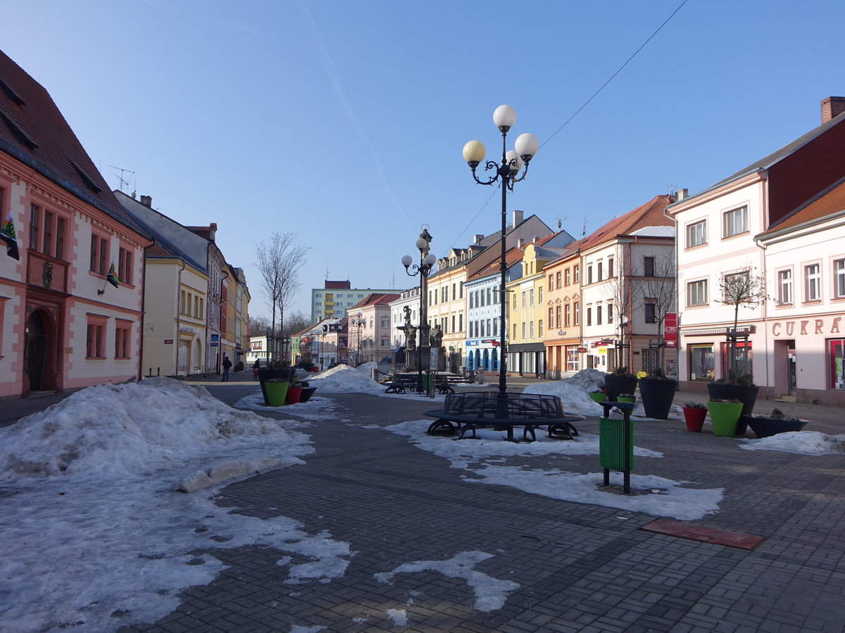 Falkenau a. d. Eger / Sokolov, Stare Namesti Platz (19.02.2017)