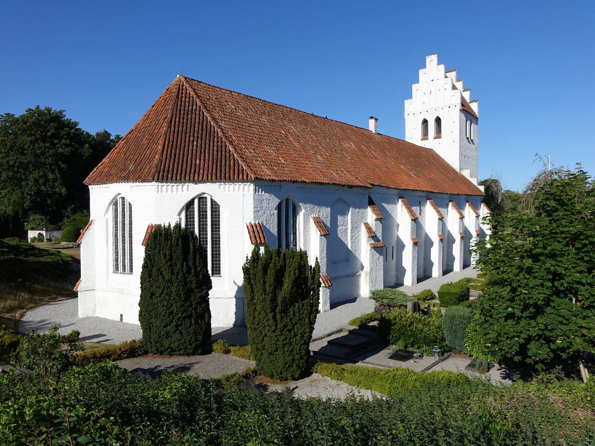 Falsterbo, Ev. St. Gertrud Kirche, erbaut im 14. Jahrhundert (11.06.2016)