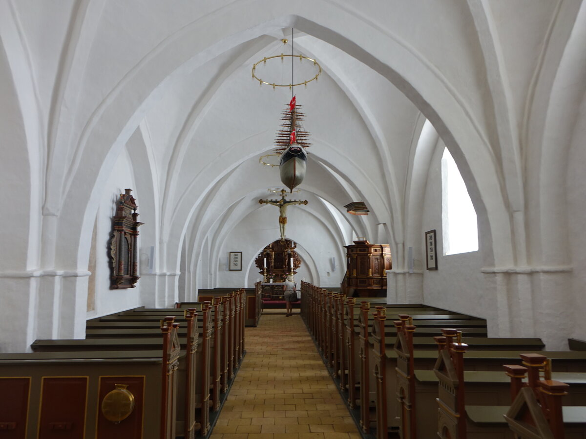 Farevejle, Innenraum der evangelischen Kirche (17.07.2021)