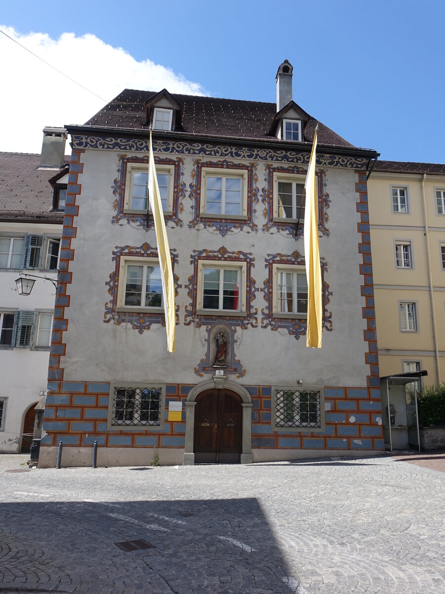 Feldkirch, Dompfarramt am Domplatz, erbaut 1673 (03.06.2021)