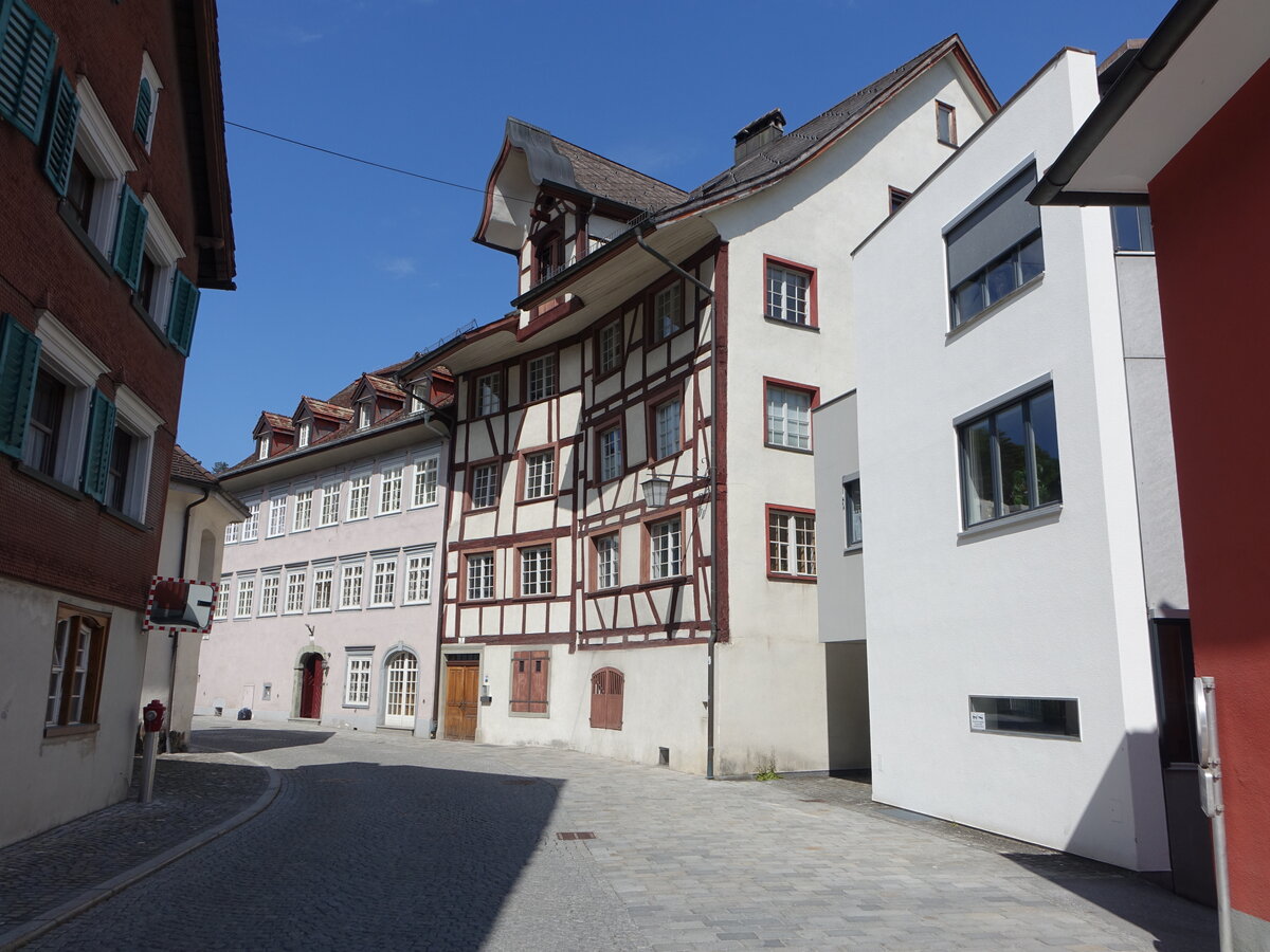 Feldkirch, ehem. Gasthaus Krone in der Liechtensteiner Strae, erbaut im 16. Jahrhundert (03.06.2021)